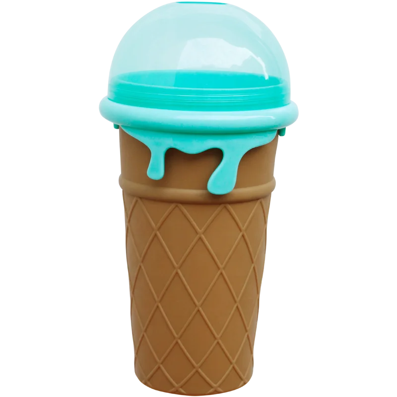 Hot Sale New 500ml Ice Cream Frozen slushy maker Magic Squeeze Cup Cooling Maker Cup Freeze Mug Milkshake Ice Cup