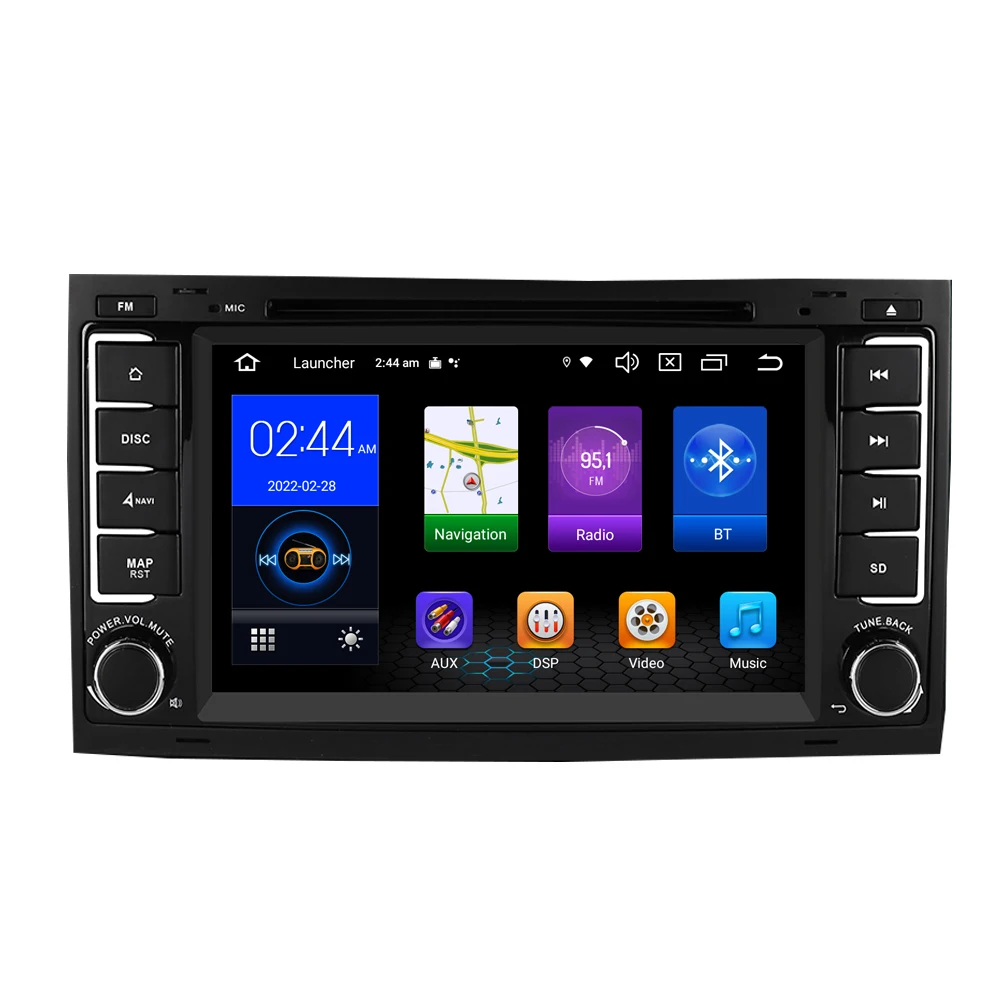 KSAOTU Car Navigation System Android 11 2+32G for VW TOUAREG T5 Multivan Car Stereo Touch Screen Auto Electronics Audio