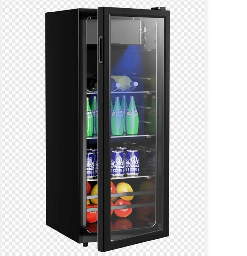 118 L BEVERAGE COOLER / / GLASS DOOR MINIBAR  / SC-76