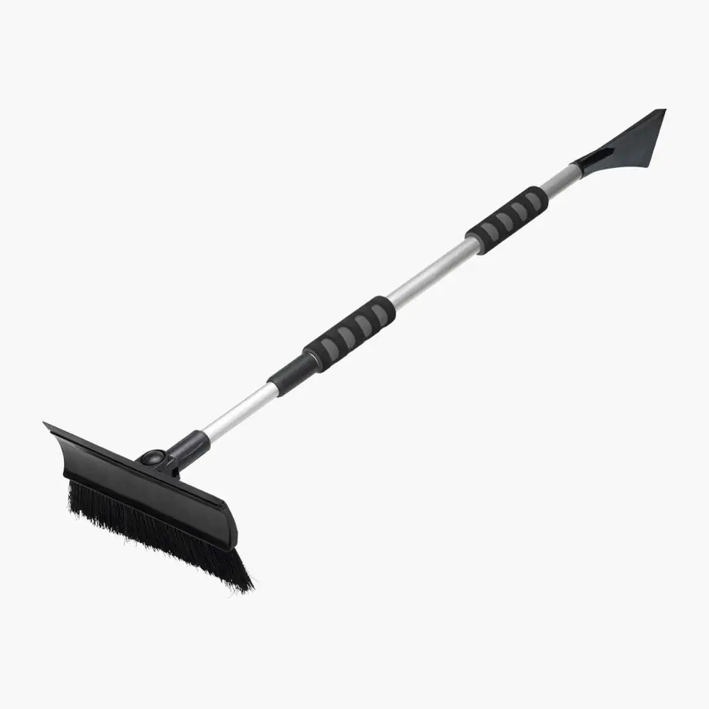 Snow Brush/Ice Scraper (Width: 26 cm, Total length (extended): 80-122cm)
