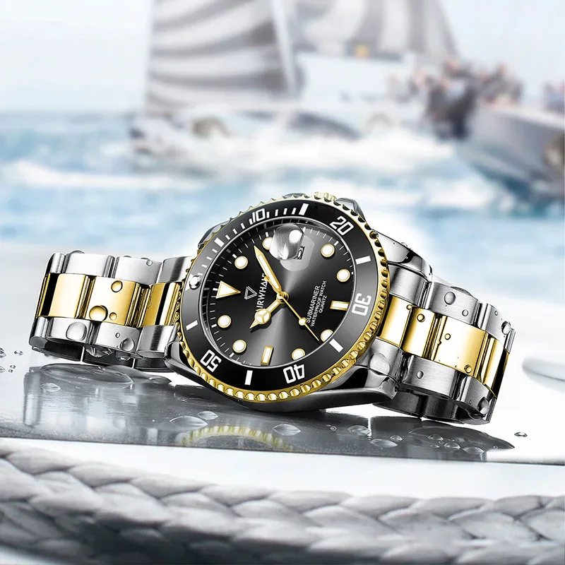 Мужские водонепроницаемые кварцевые часы