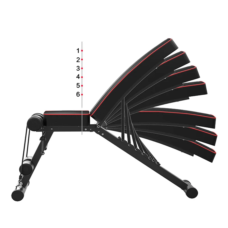 Gym Bench Press with Incline and Decline Flat Exercise Adjustable Foldable dumbbell Weight Bench