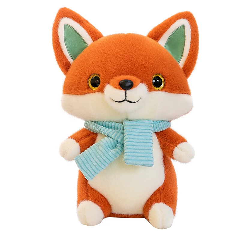 Factory make custom 3d prototype plush fox animals teddy plush soft toy as per drawing customized creation promotional gift toy