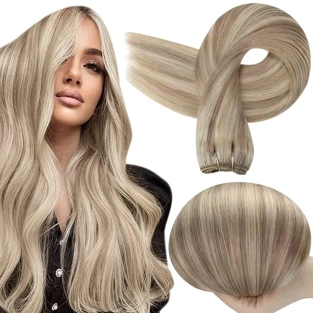 12A Grade Salon Quality Dark Brown #2 #4 #6 Color Full Soft Virgin European Human Hair Weft Hair Extension Bundles For White