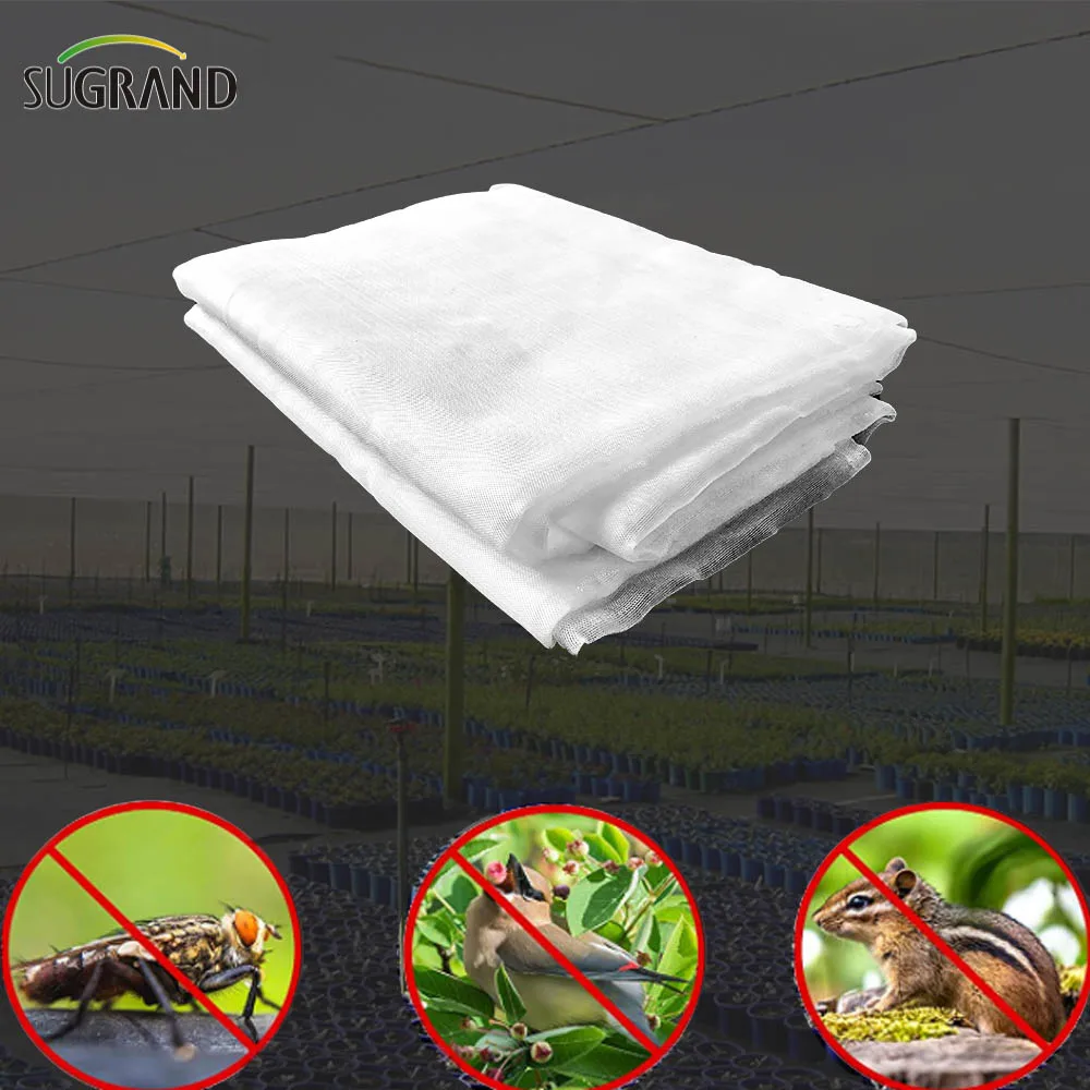 cheap 100% new HDPE 100gsm insect net 40 mesh in agricultural