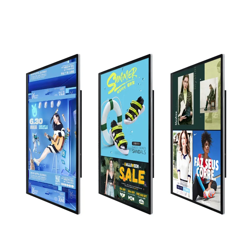 Factory Direct Sale Wall-mounted Display Screen 32inch Android and Windows System Advertising LED/LCD for Business Advertising