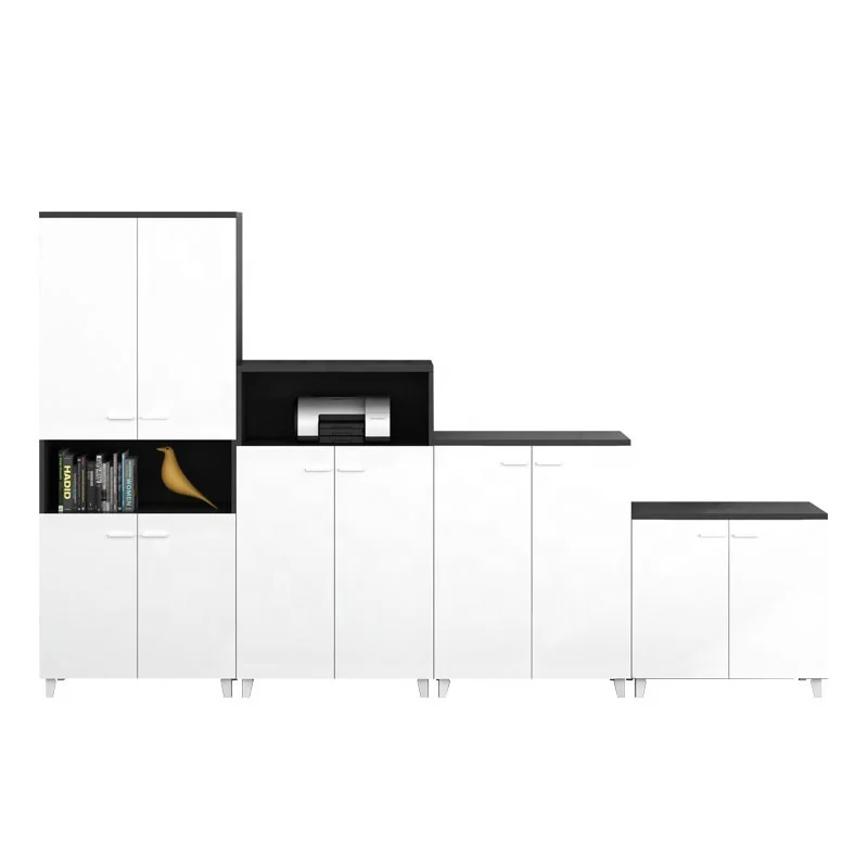 White Customized Office Movable office file cabinet drawer funiture metal file cabinets office