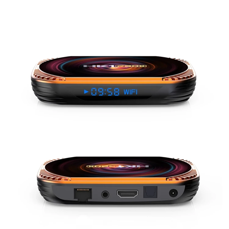 Daqu New Amlogic S905X4 Android 11 TV Box HK1 RBOX X4 1000M Lan Smart Set Top Box 8K 4GB 128G 64GB 32GB 2.4 5G Dual WiFi TV Box