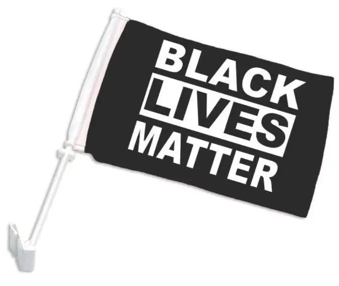 
Custom Palestine car window flag with plastic pole 