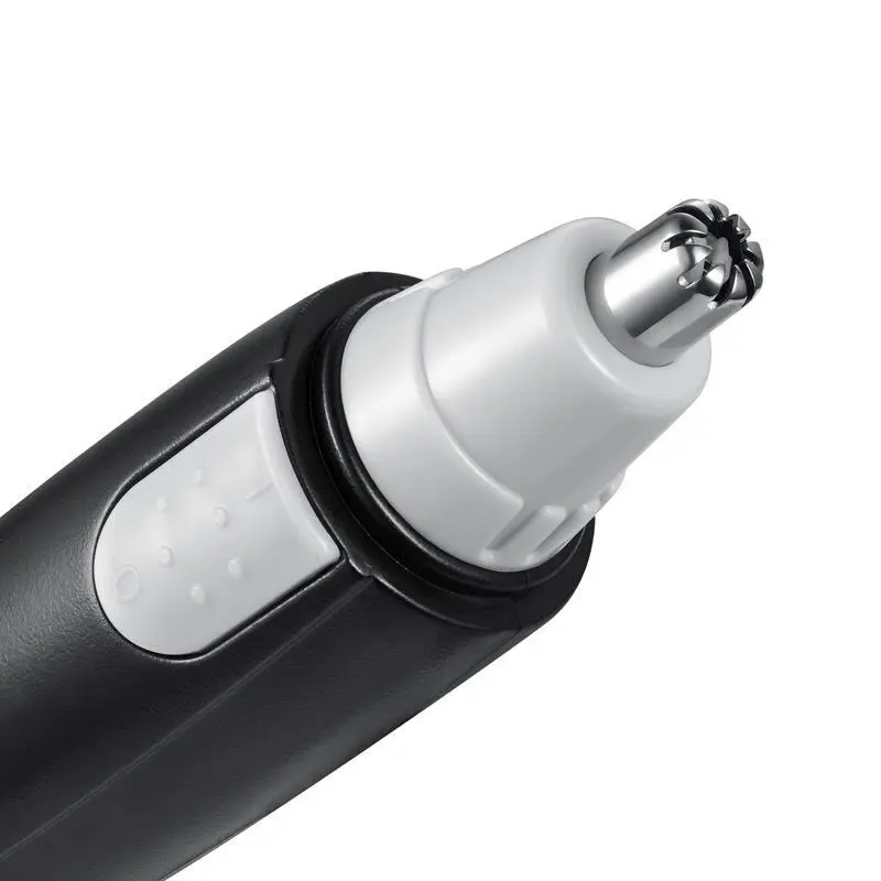New Mens Womens Portable Electric Nose Hair Shaving Clipper Removal Shaver Black No Spray