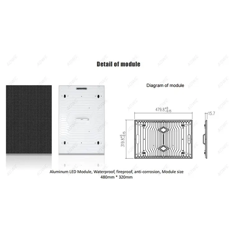 high brightness Commercial Advertising led sign board high temperature resistant electronic signs led billboard display