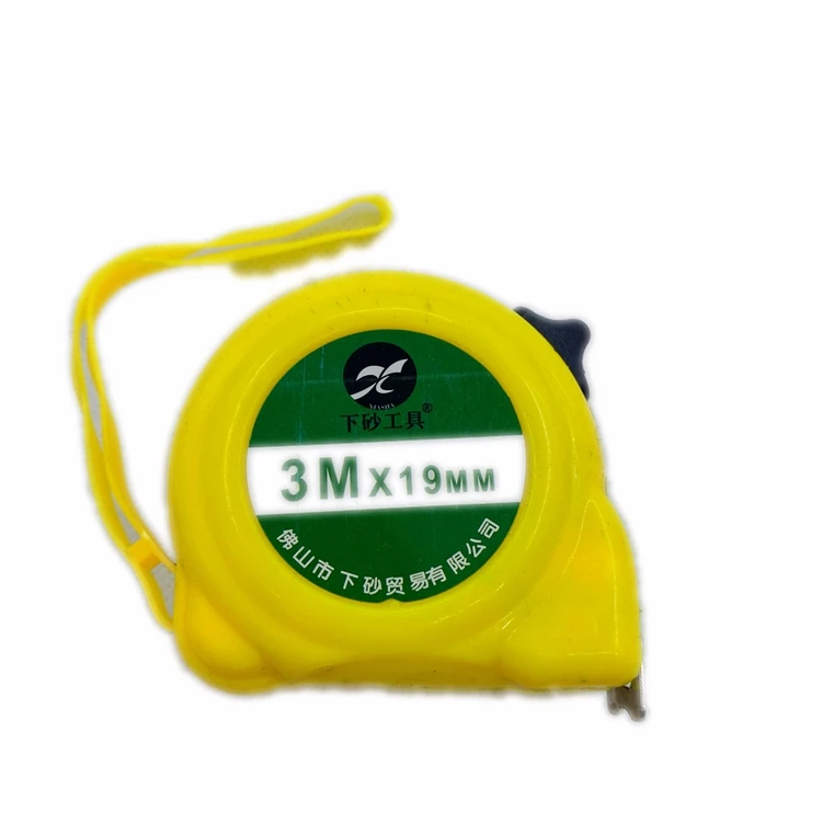 Good price of Soft Surface Wear Resistant Ruler Belt Retractable Yellow Color Tape Measure