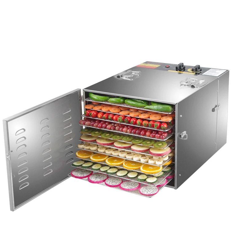 Fruit Drying Machine 6/8/10/12/15/16 Trays Mango Fruit Vegetables Dehydrator Machine Food Dryer