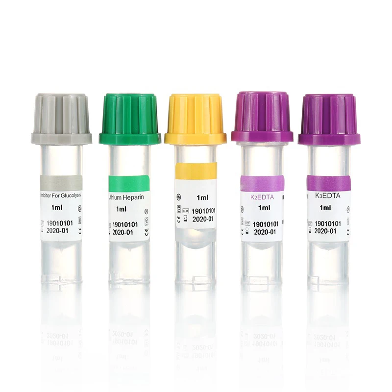 Free Sample Non Vacuum Blood Collection Tube Gel & Clot Activator CE ISO Blood Sample Tube