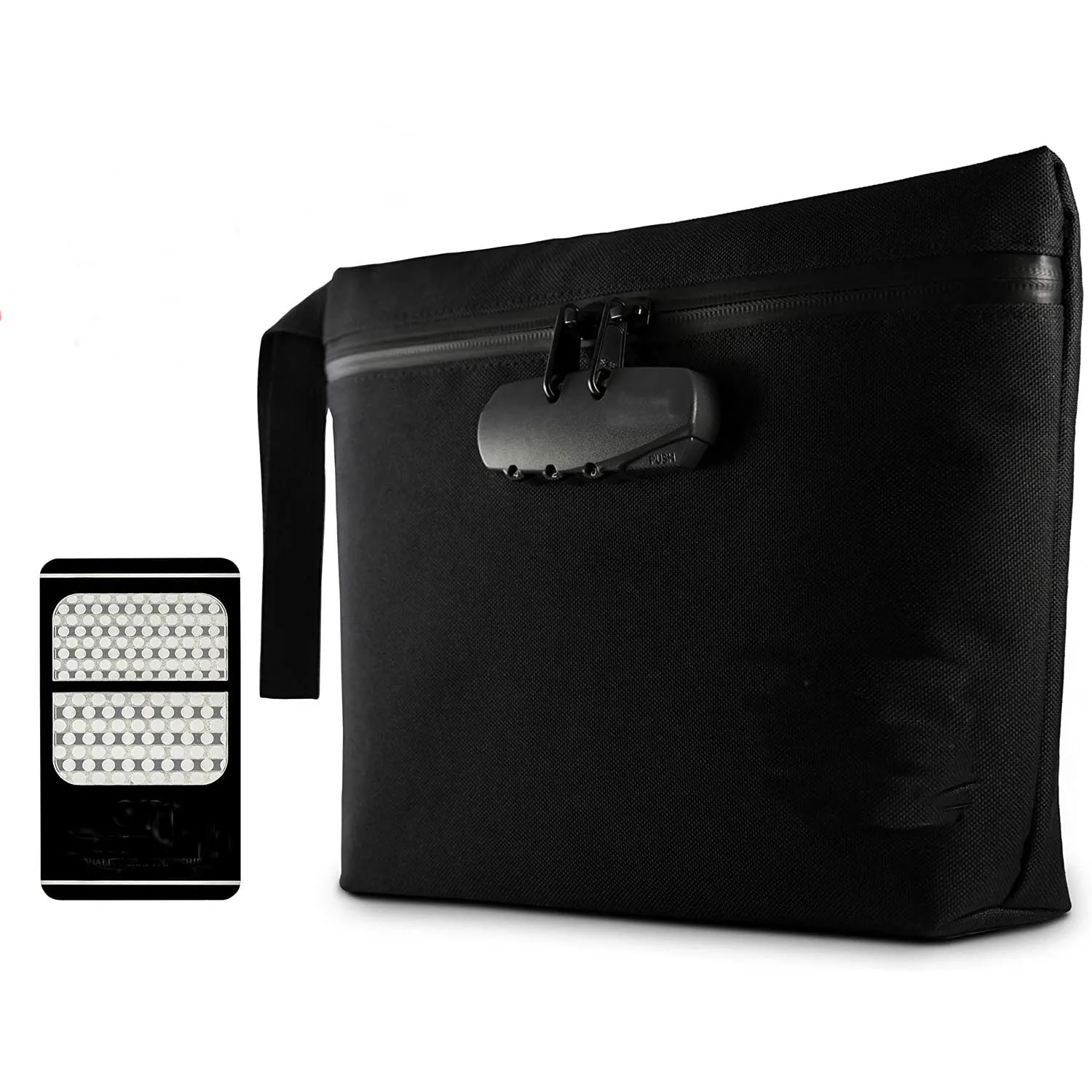 Portable receive bag built-in waterproof zipper odor-proof bags in addition to taste the nylon bag every taste