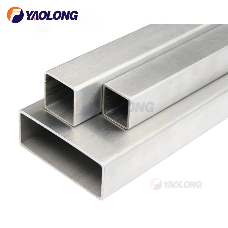  Заводская цена ASTM A554 304 304L 316 316L 200x200 прямоугольная квадратная трубка из нержавеющей стали полые