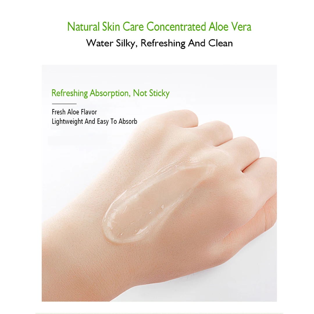 100% Factory Price Wholesale Moisturize Re-hydration Refinling Aloe Vera Smoothing Gel
