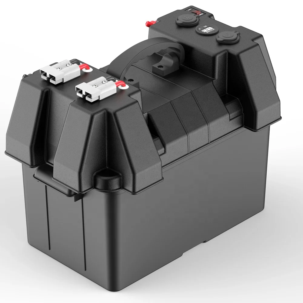 High quality portable automotive marine batteries plastic 12V safely stores rv waterproof automotive battery box