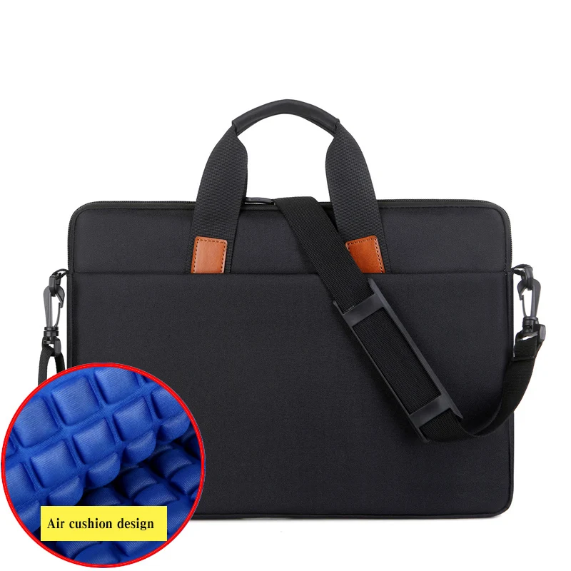 oem china wholesale protective 13.3 14 16.5 INCH Waterproof business computer bag laptop case with Shock-absorbing airbag