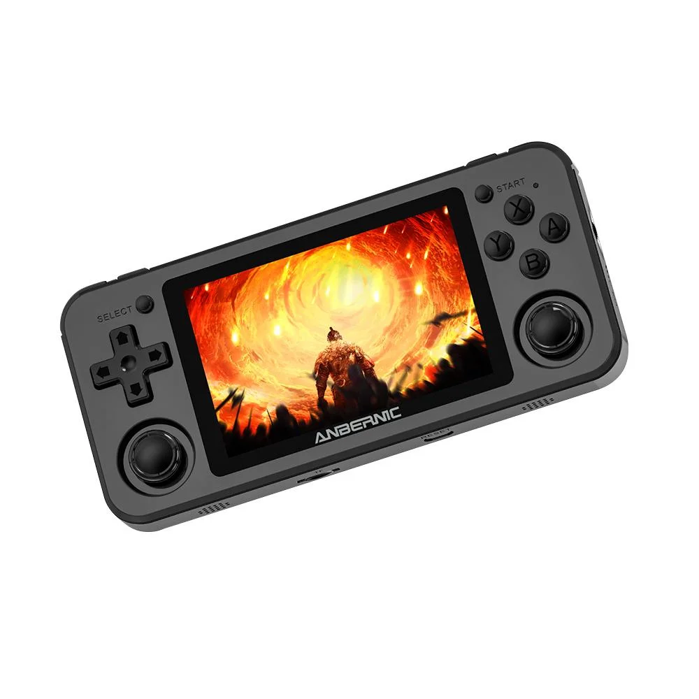  Amazon горячая Распродажа RG351P 64bit 3 5 дюймовый портативный игровой плеер Ретро видео игровая консоль 64 Гб система открытия исходного кода RK3326 Чип wifi