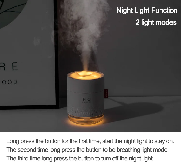 2021 Hot Sale Trending Products 300ml Aroma Diffuser Air Humidifier Mini Portable Cool Mist Ultrasonic Atomizer USB Humidifier