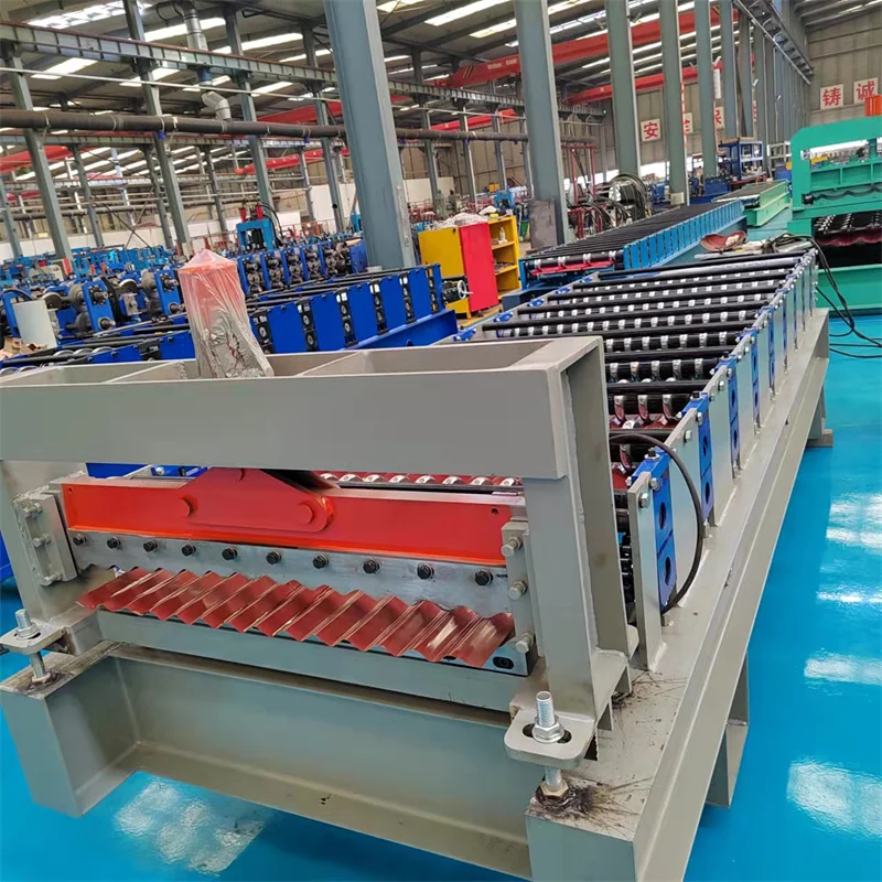 Color Steel Arc Corrugated Metal Iron Roofing Sheet Roof Roll Former Machine Making Machinery