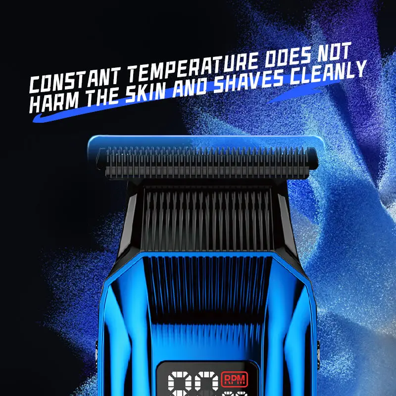 Kemei KM-2797 Professional 9000RPM Brushless Motor Hair Clipper Cordless Hair Trimmers Set 2PCS Electric Hair Cutting Machine