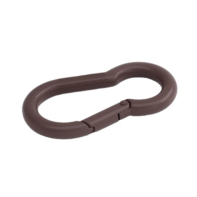 Customized 69.7*38.9mm Stoving Varnish Durable Carabiner Climbing Snap Hook