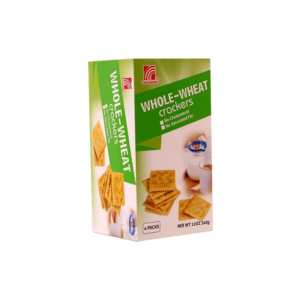 Biscuit in Box for Snack Food Whole Wheat Salty Crispy Soda Cracker