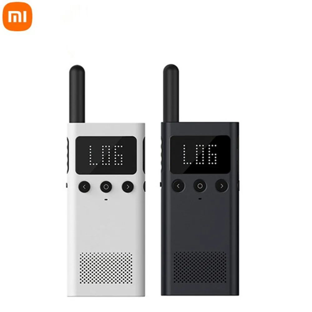 Xiaomi Mijia 1S Smart Walkie Talkie With FM Radio Speaker Smart Phone APP Location Share Blueoth Interphone USB Rechargeable