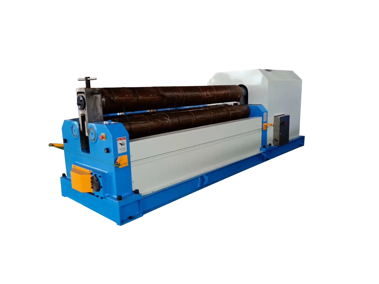 
W11-16x2500 CE certified 3 roll mechanical symmetry plate rolling machine sheet metal round or conical shape 