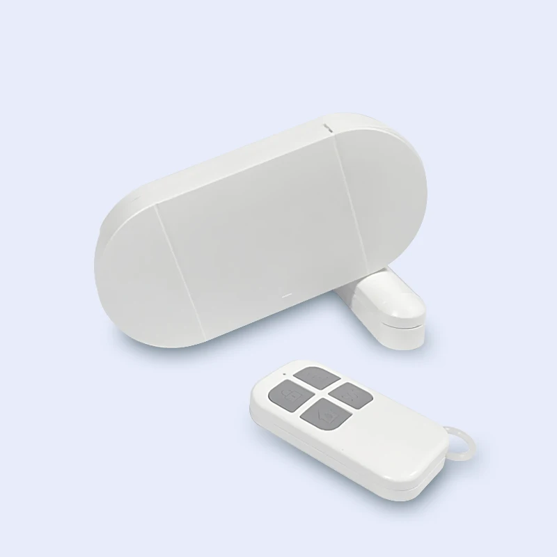 Vabiration Window Security Alarm White 130db Outdoor Remote Control Wireless Beep Sopund System Home Safety