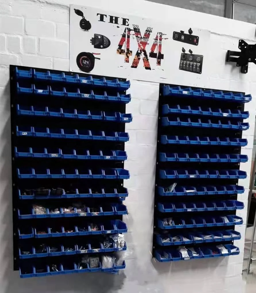 Хранилище мелких деталей для склада гаража 30 шт. настенные контейнеры хранения жалюзи