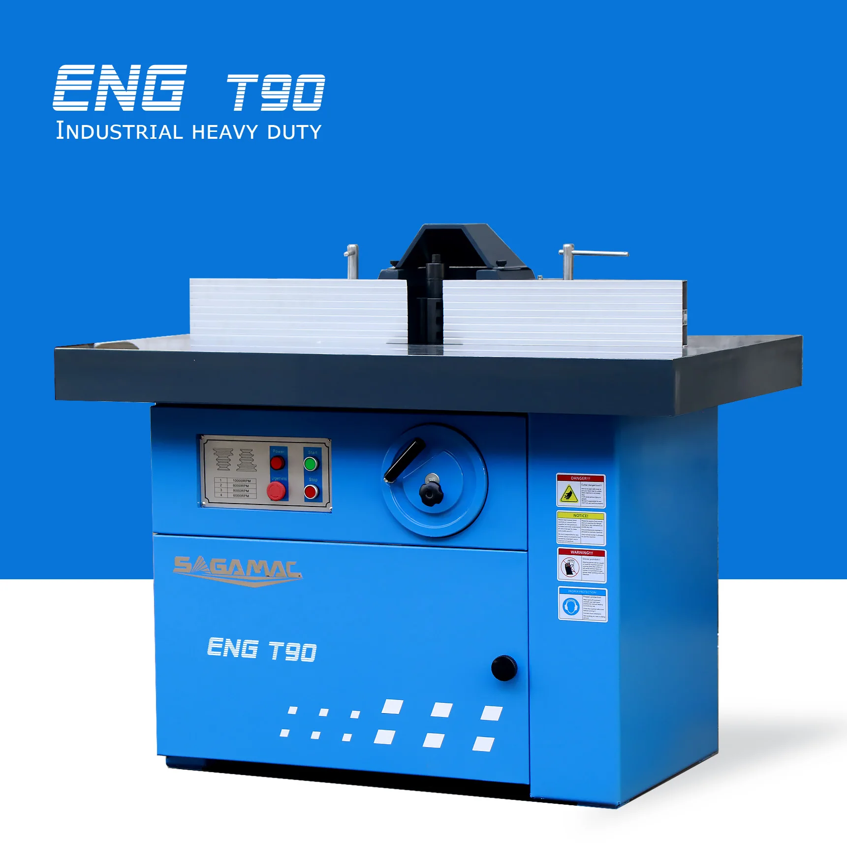 SAGA CE European quality Heavy Duty single spindle moulder wood shaper spindle moulder machine