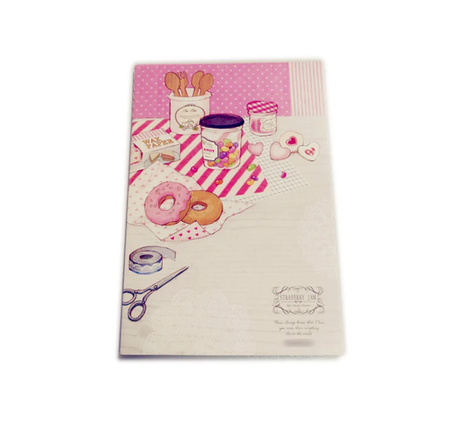 customized sewing thread notebook - Donut jam and you make me smile