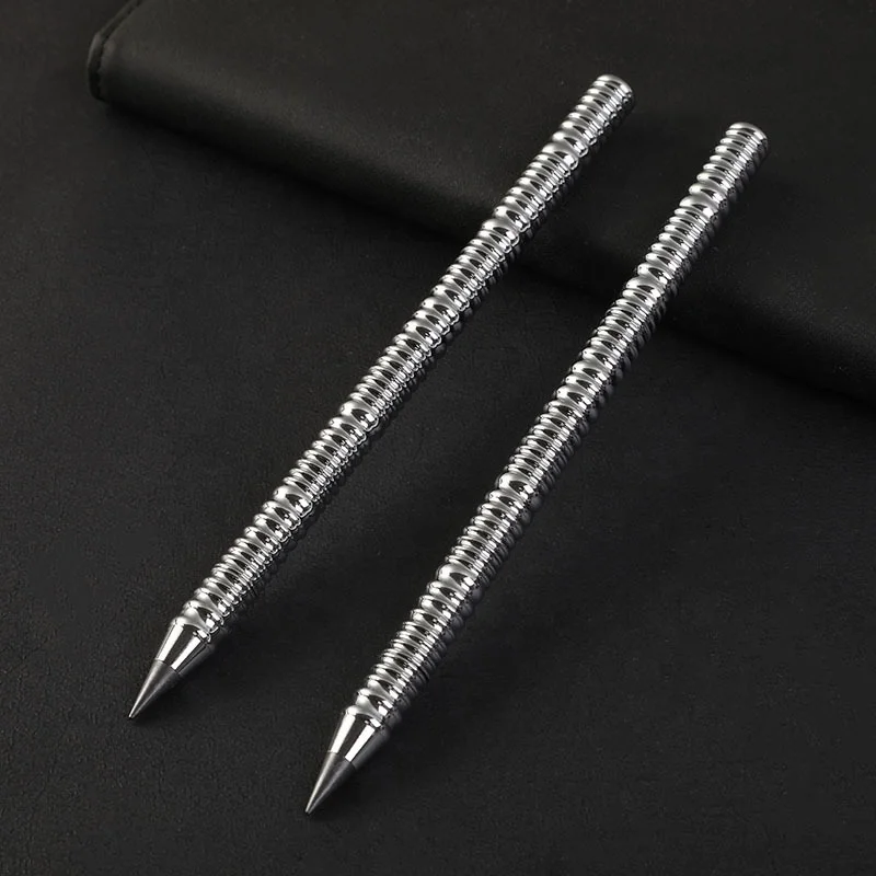 High quality novelty inkless pencil metal copper eternal pen everlasting Pen Erasable Pencil