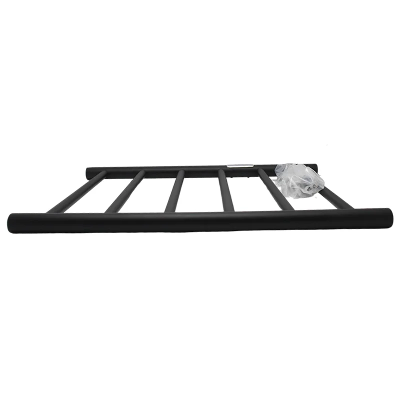 Matte black stainless steel electric towel warmer indoor clothes towel laundry heated drying racks with Timer