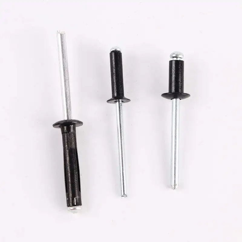 Fasteners Rivets 12mm 16mm 22 mm Stainless Steel Lantern Shaped Roasted Black Rivets