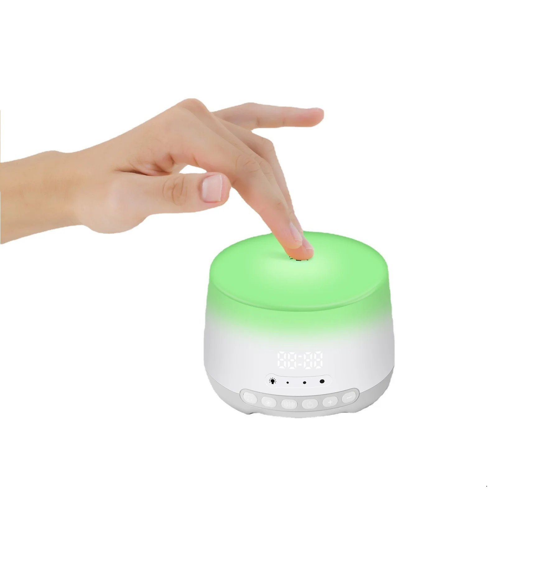 White Noise Sound Machine with Night Light Natural Sounds Portable Speaker Headphone Sound Machine for Adults Baby Sleeping