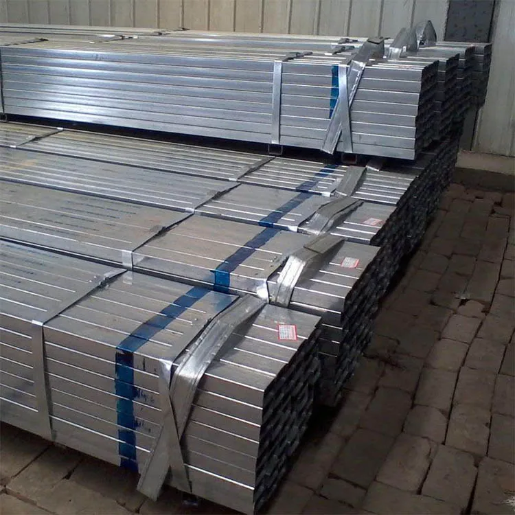 Ms rectangular hollow gi pipe galvanized steel tube gi square tubing ASTM Galvanized square steel pipe tube