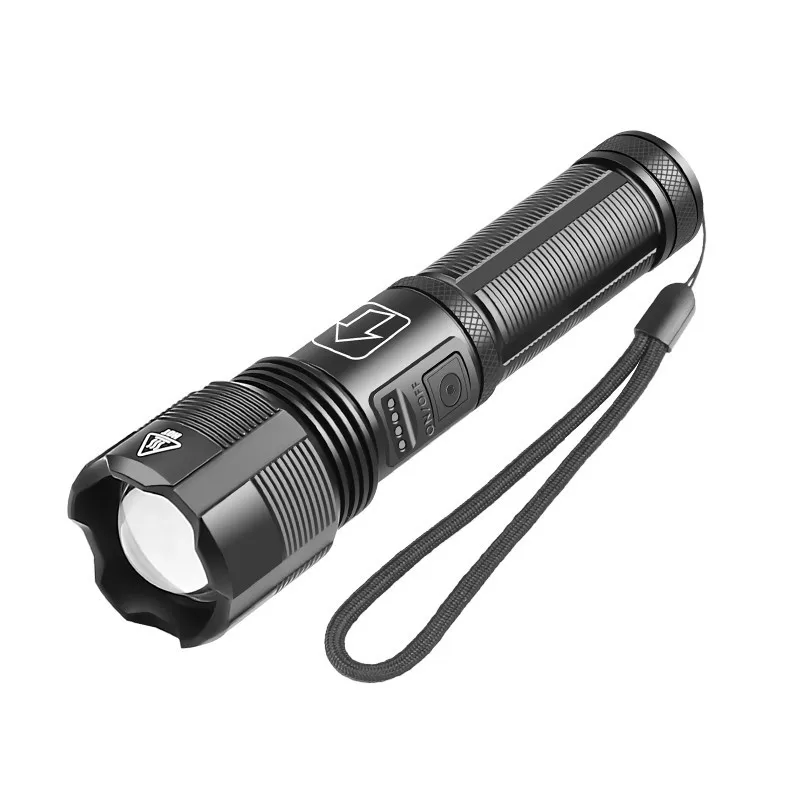 XHP50 USB rechargeable tactical hunting camping flashlight water proof torch light long range convoy flashlight