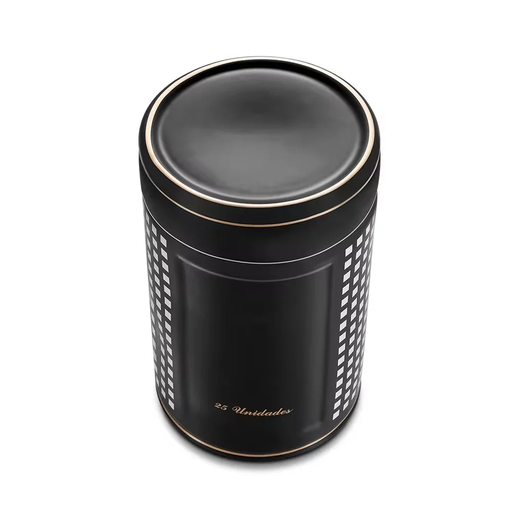 Cigar Humidor Moisturizing Tube Portable Travel Case Jar Ceramic Large Diameter With Gift Box cigar storage tube