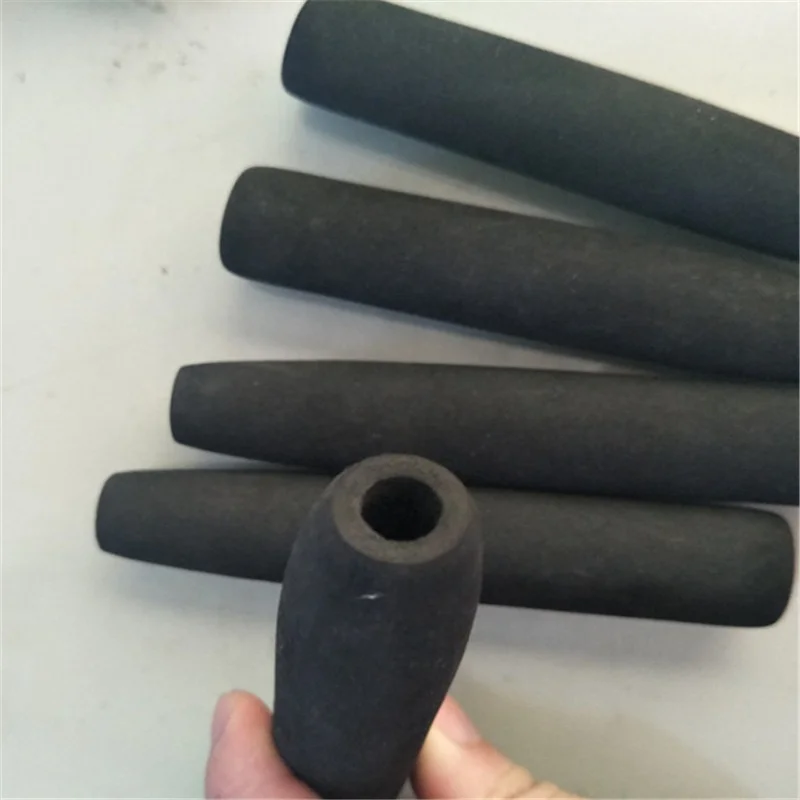 neoprene rubber tubing foam sponge tube rubber handle grips for steel tube bar