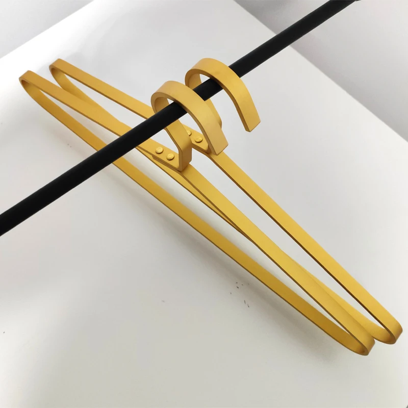 High Quality Fast Shipping Metal Hanger for Clothes Aluminum Alloy Hangers Home Wardrobe Bathroom Use