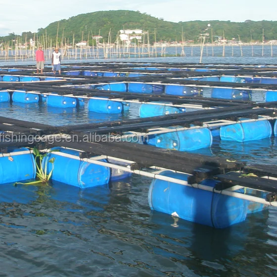 High quality hdpe fishing farming cage for aquaculture trap