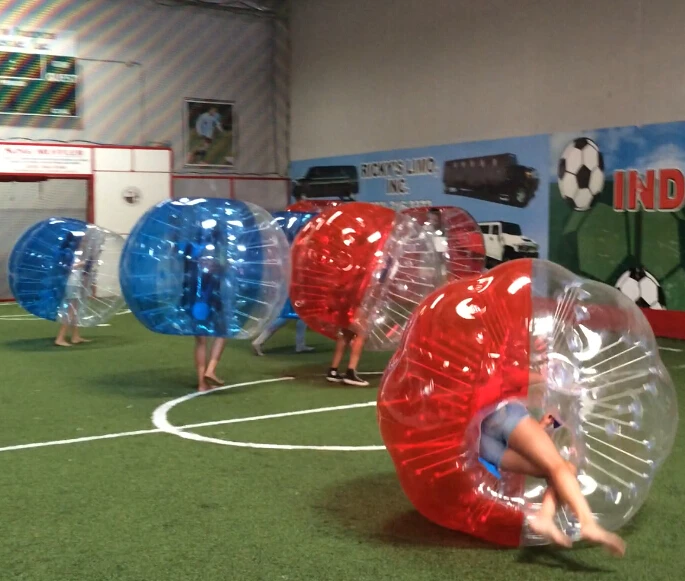 Quick delivery toy ball good price PVC inflatable zorb bumper football for kids