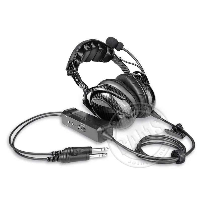 PH-400AC-BT Carbon Fiber BT Headset ANR Pilot Headset for Aviation Use