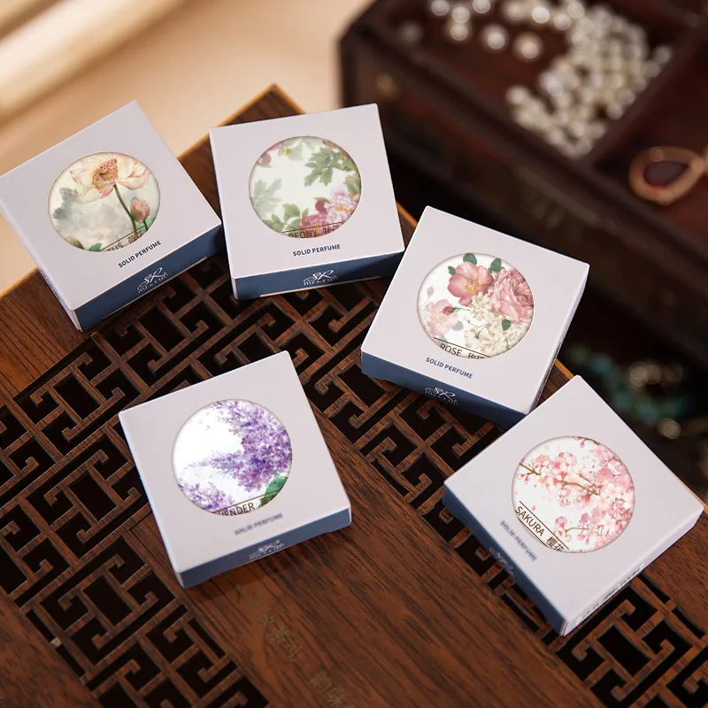 Private Label Lady Long Lasting Solid Perfume Women Balm Cream Solid Perfume