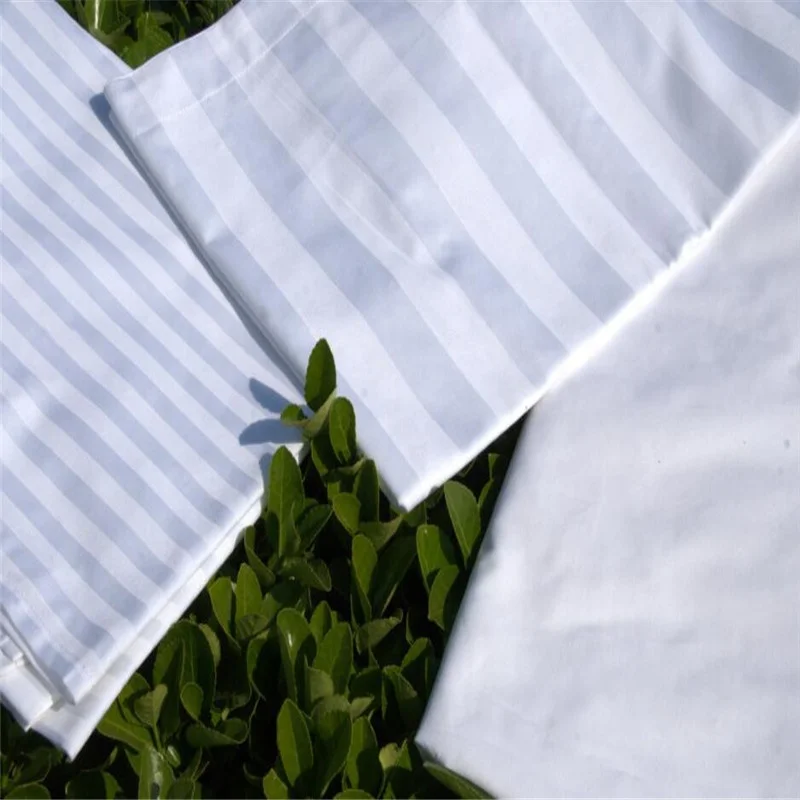 250TC 40*40 145*95 бесплатный образец пользовательские 50% хлопок 50% полиэстер полосой ткани