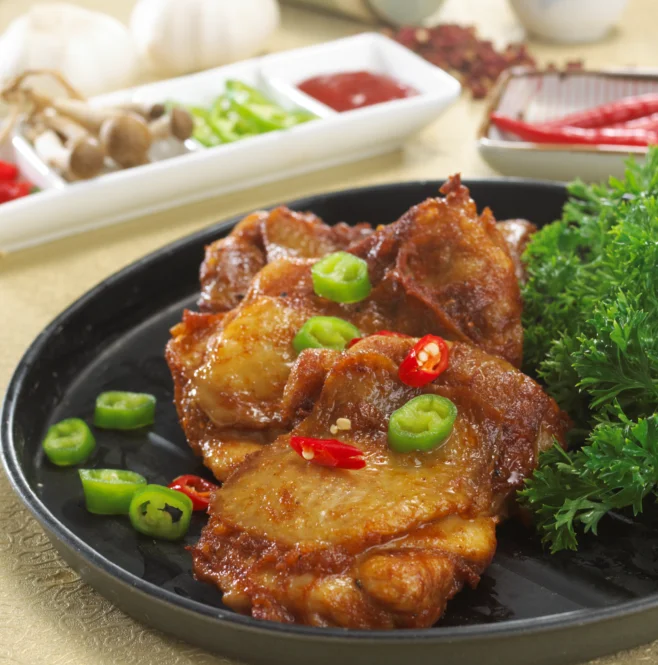 
High Grade Butterfly Shape Instant Thigh Meat Fried Chicken Fried Drumstick 